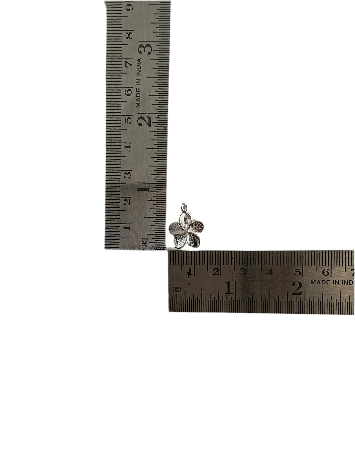 Plumeria / Frangipani Flower 925 Sterling Silver Necklace