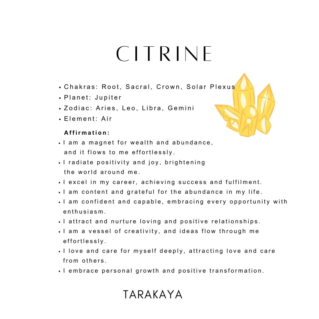 Citrine for stylish creative look