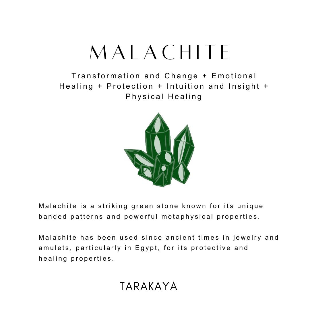 Malachite crystal for healing