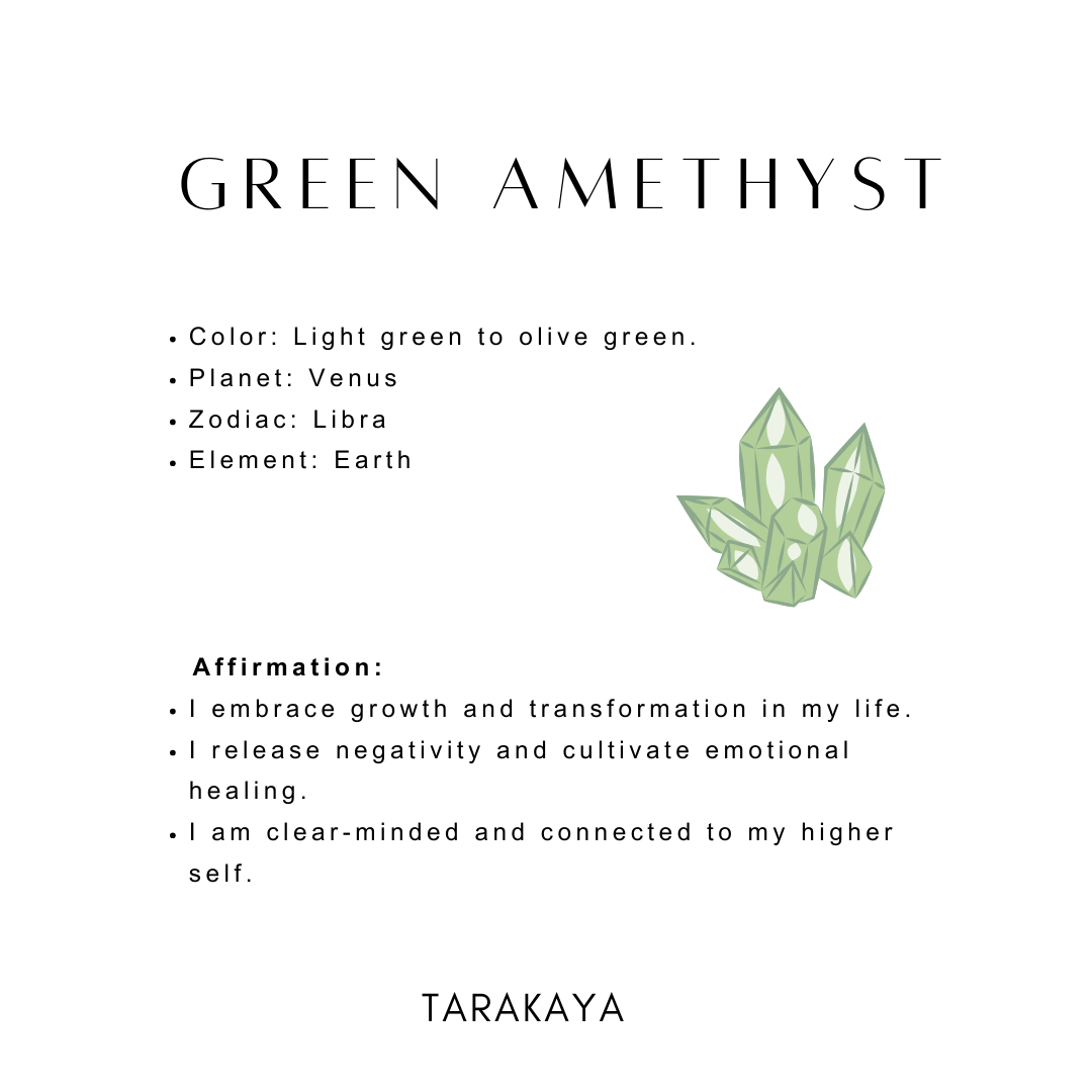 Green Amethyst for Stylish look