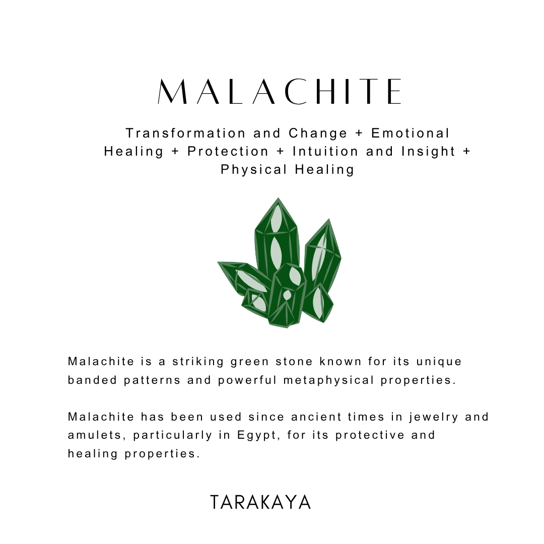Malachite Boho Rawa 925 Sterling Silver Ring
