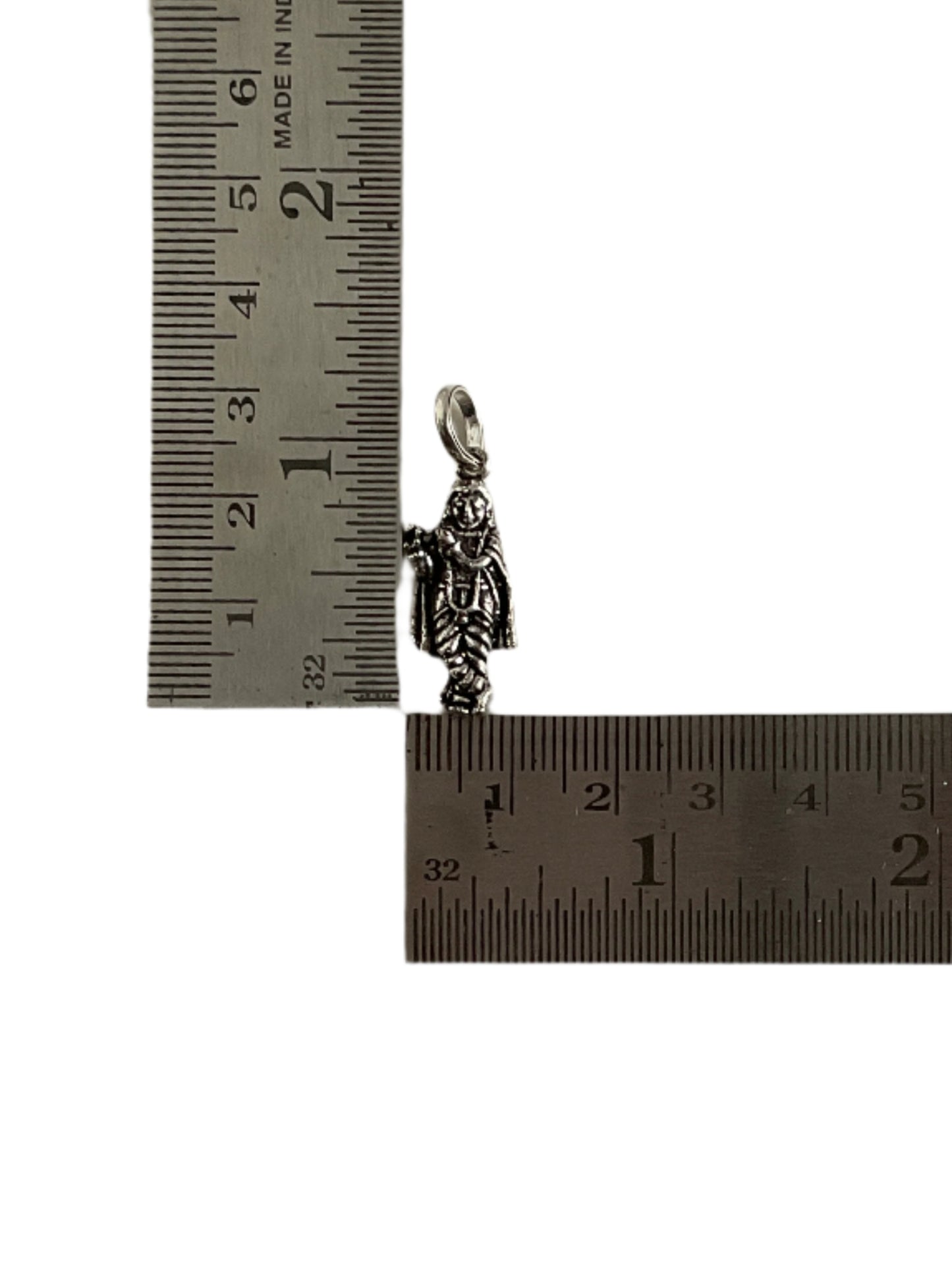 Krishna Standing 925 Sterling Silver Pendant