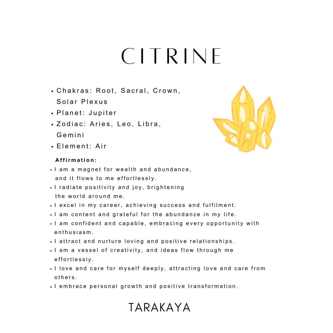 Citrine for stylish creative look