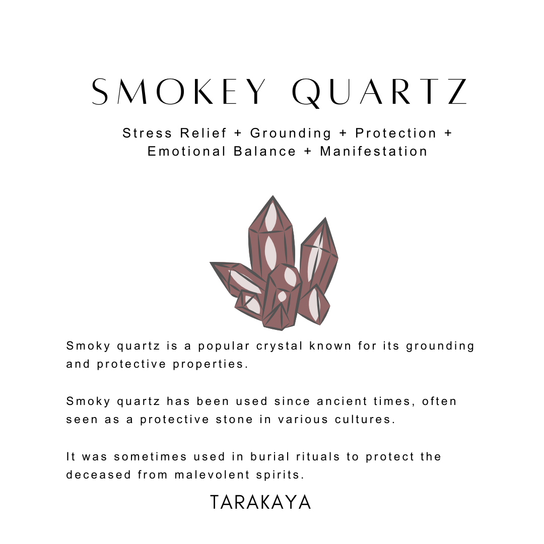 Smokey quartz for creative look