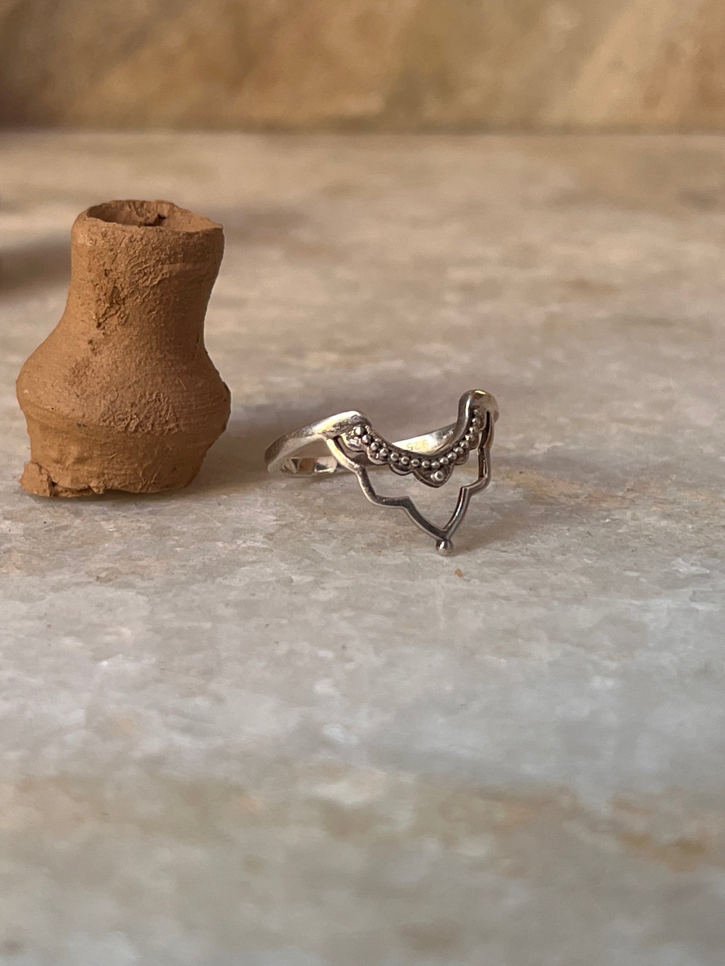 Boho Crown Stack 925 Sterling Silver Ring