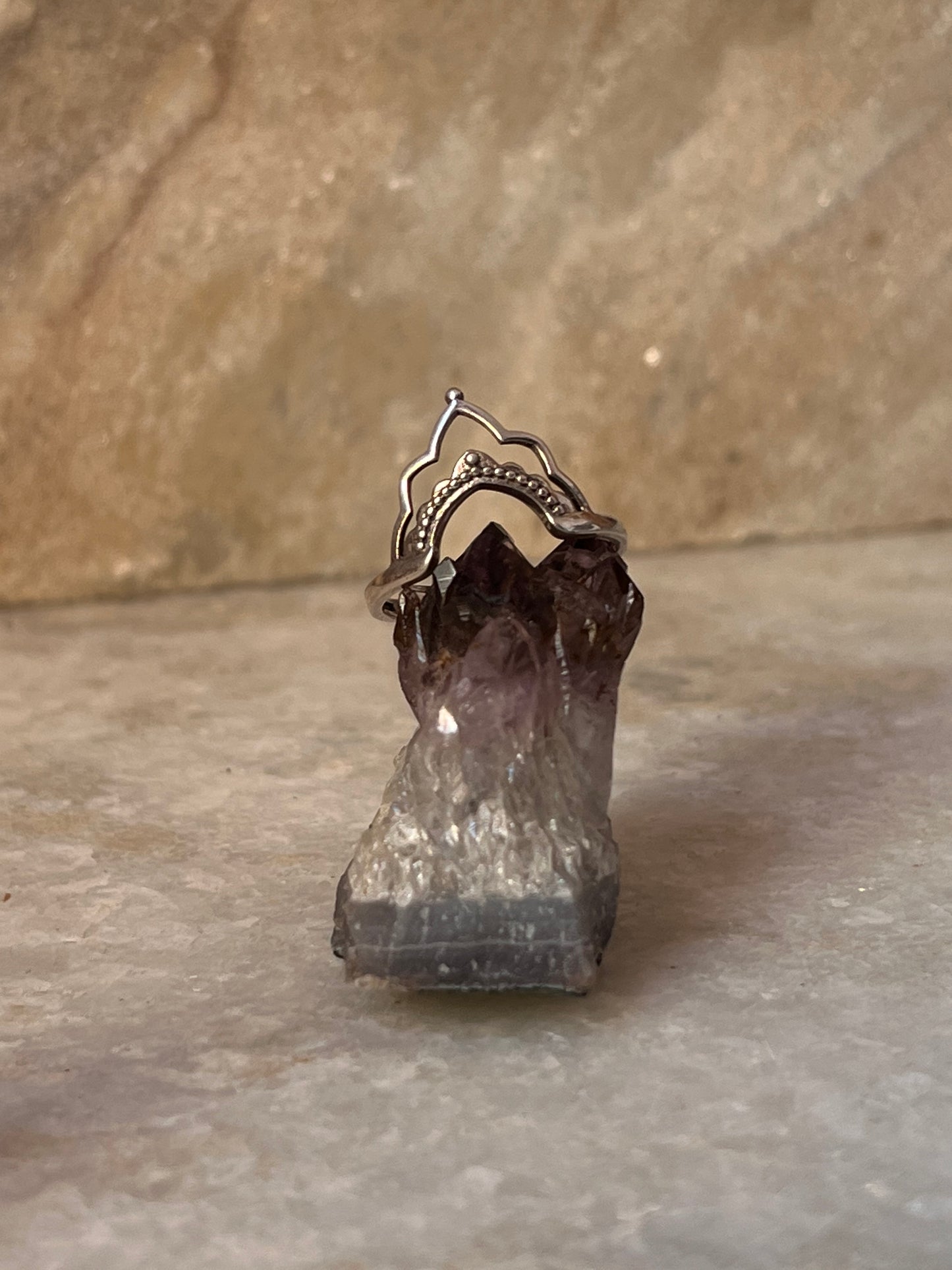 Boho Crown Stack 925 Sterling Silver Ring