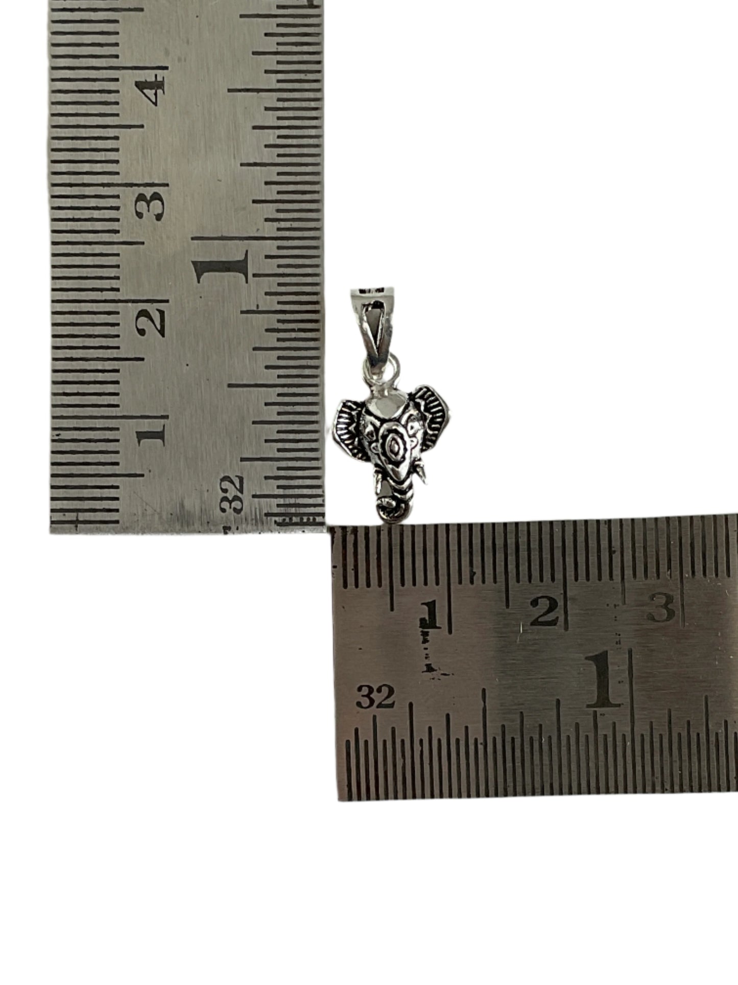 Boho Ganesha 925 Sterling Silver Pendant