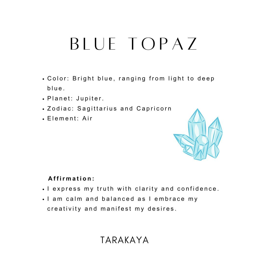 Blue topaz for style