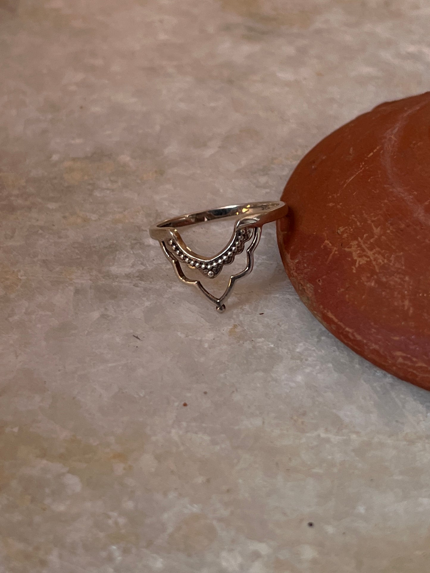 Boho Crown Stack 925 Sterling Silver Ring