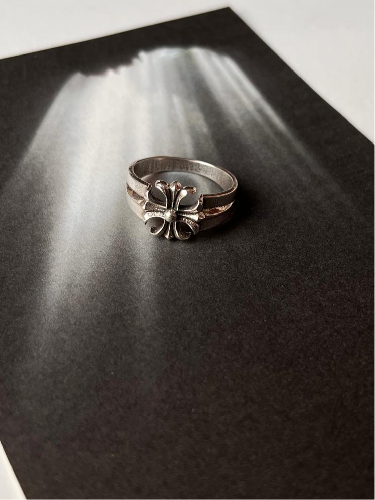 925 Sterling Silver Fleur De Lis Ring for Jewelry