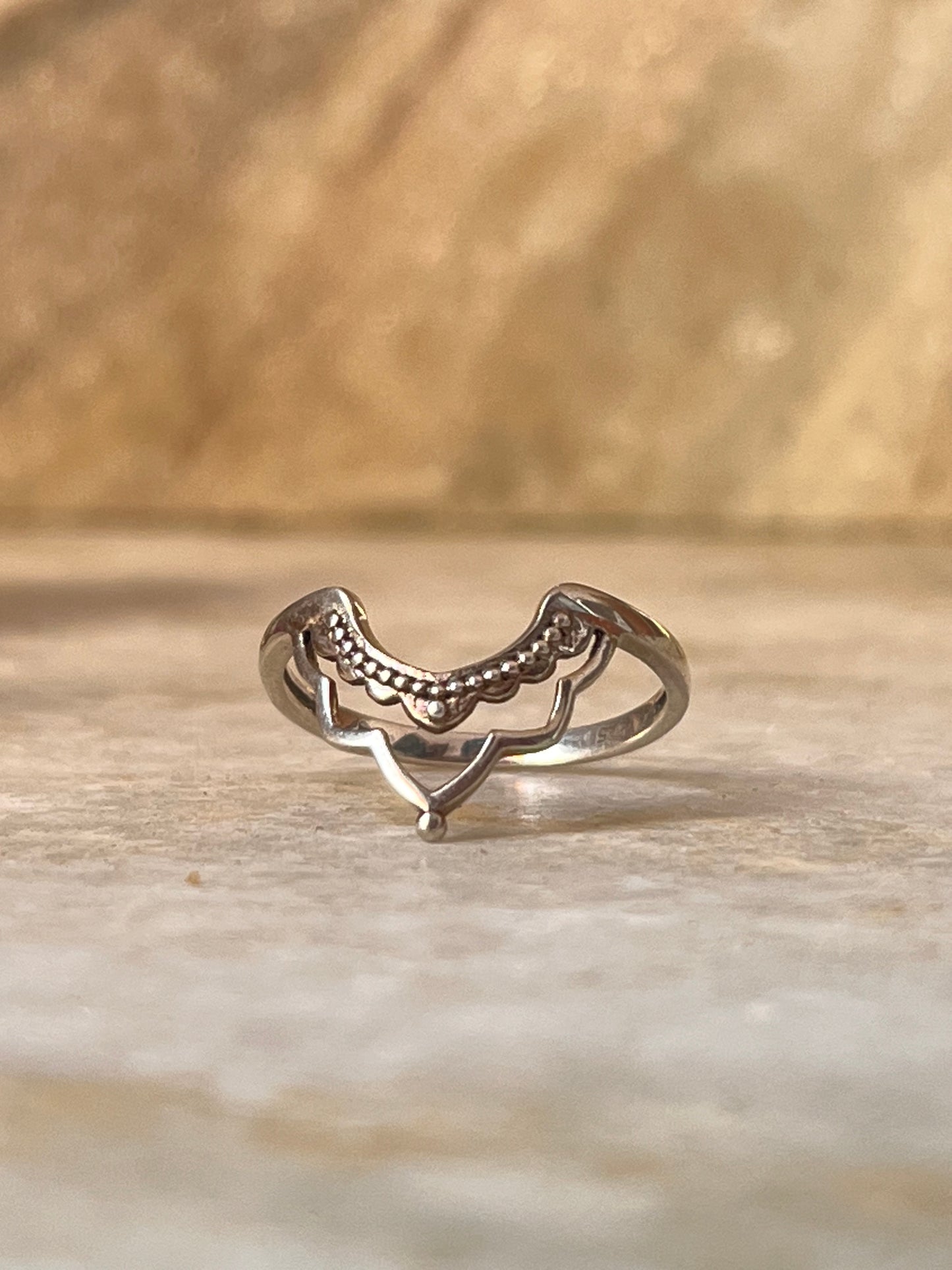 Boho Crown Stack 925 Sterling Silver Ring