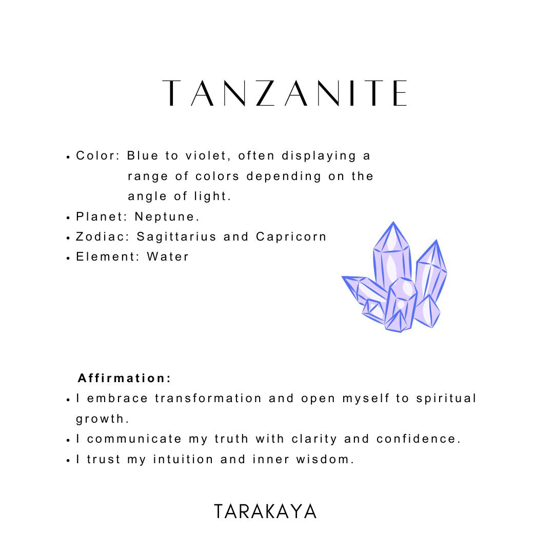 Tanzanite gemstone for creative look