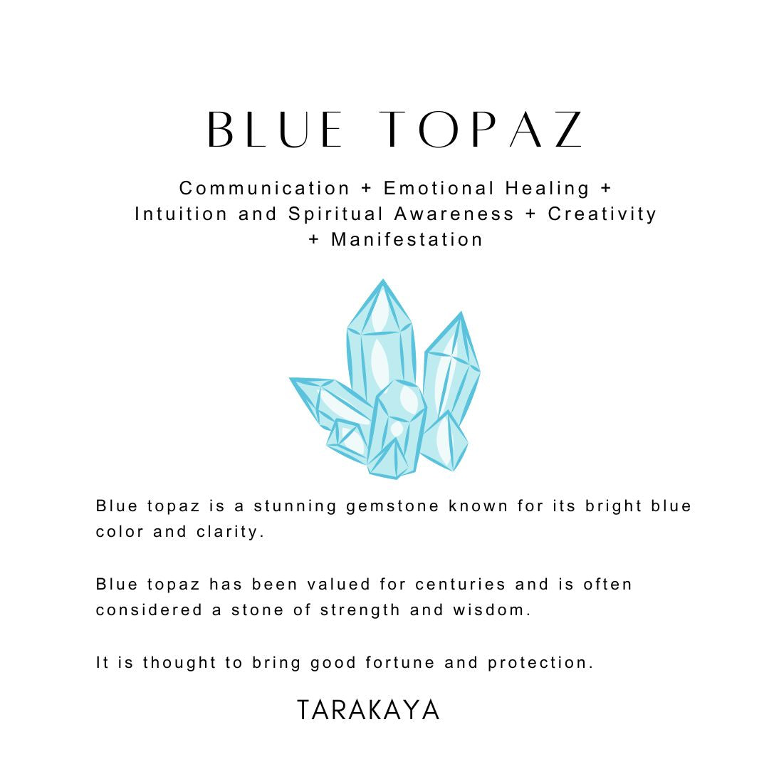Blue topaz for style