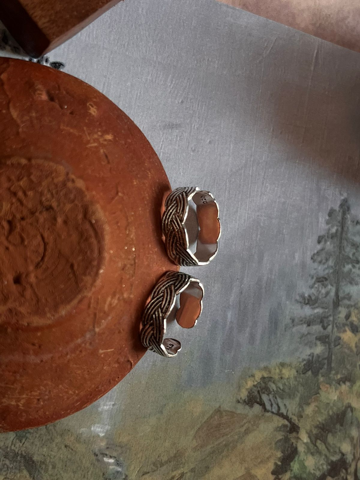Timeless Braided Silver Toe Ring
