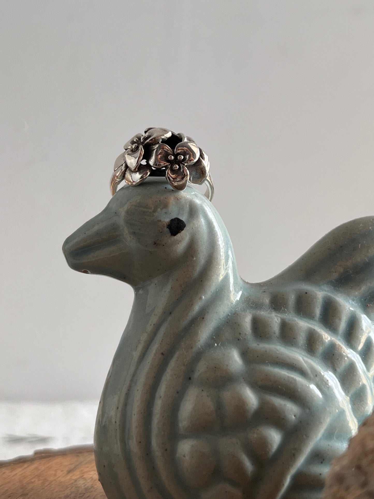 Ring with Flower Bouquet Motif