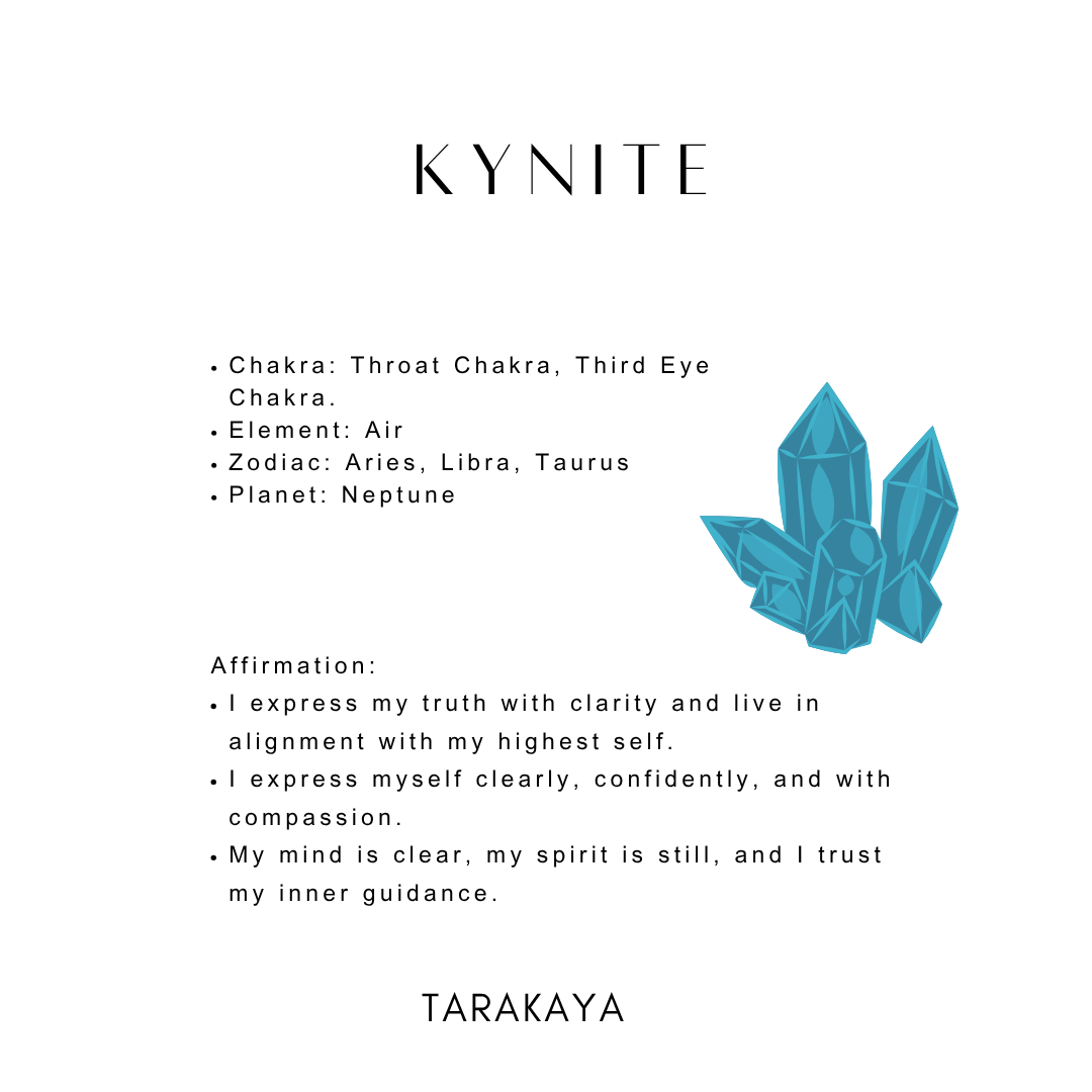 Kynite crystal for Communication & Expression