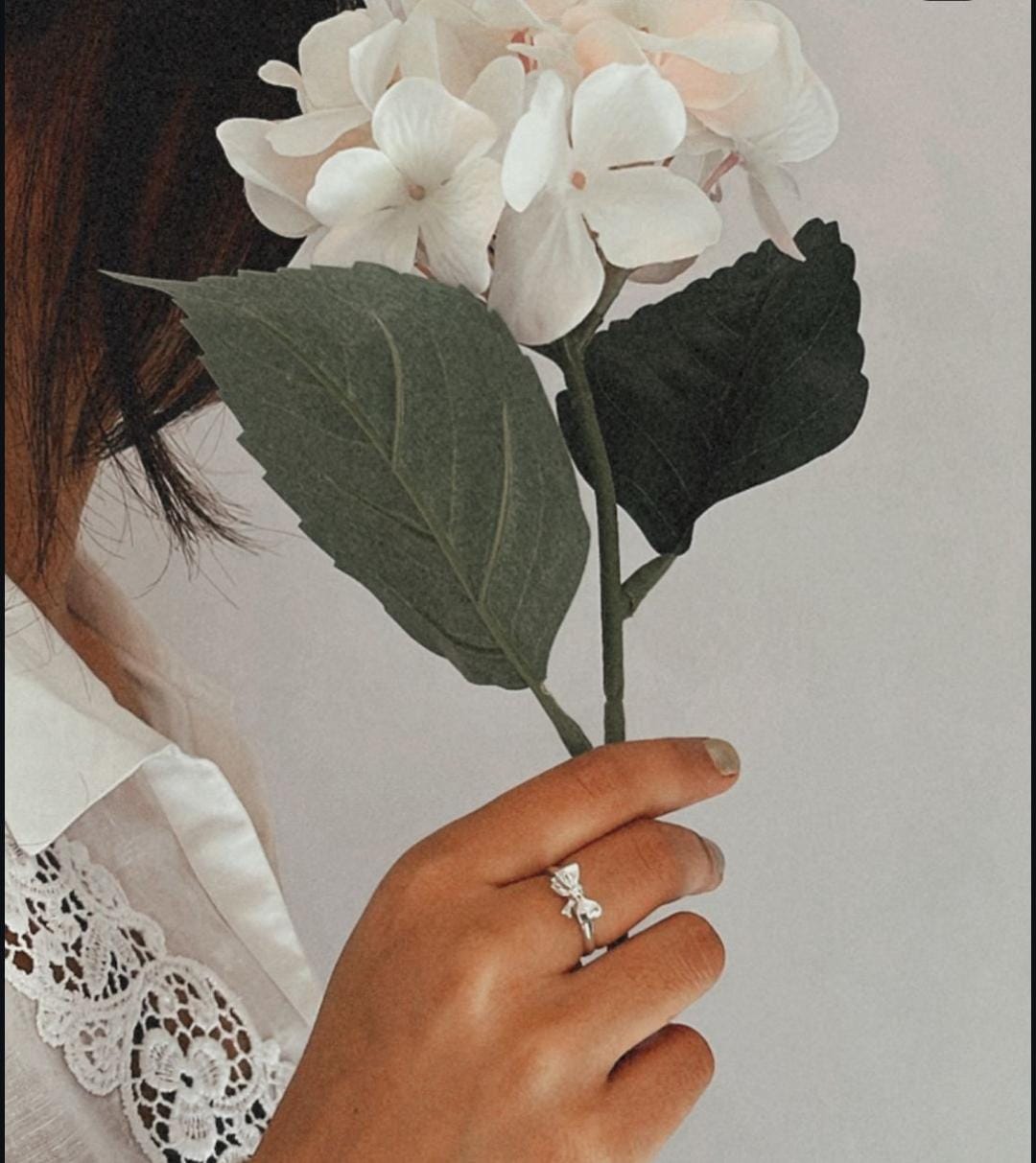 Timeless Bow Silver Ring for Women