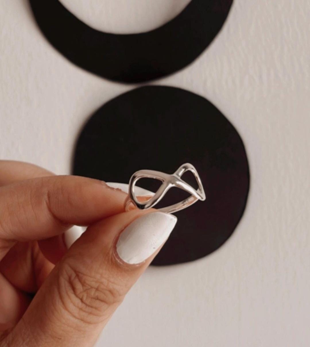 Simple Plain Infinity Ring in Silver