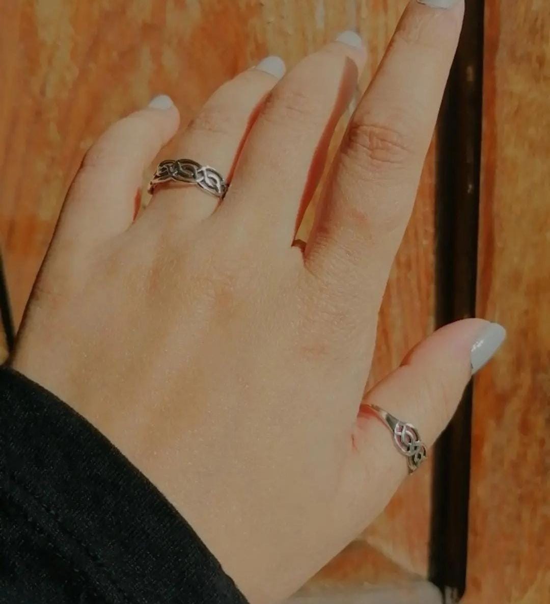 Handcrafted Arzoo silver ring with fine craftsmanship.