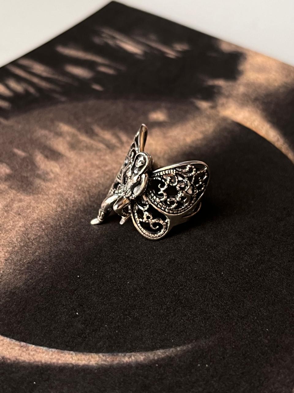 Sterling Silver Angel Ring for Women