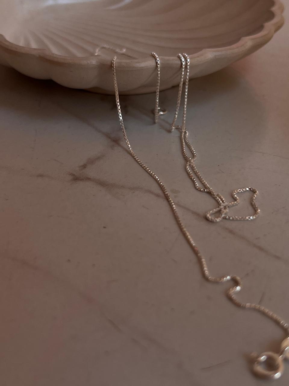 Dainty Box 925 Sterling Silver Chain