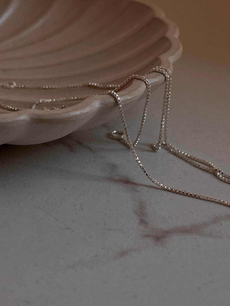 Dainty Box 925 Sterling Silver Chain