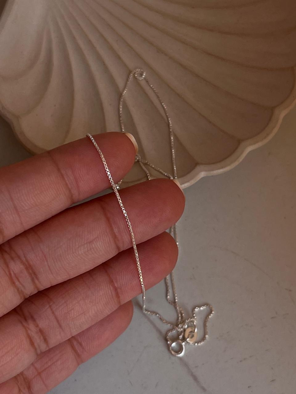 Dainty Box 925 Sterling Silver Chain