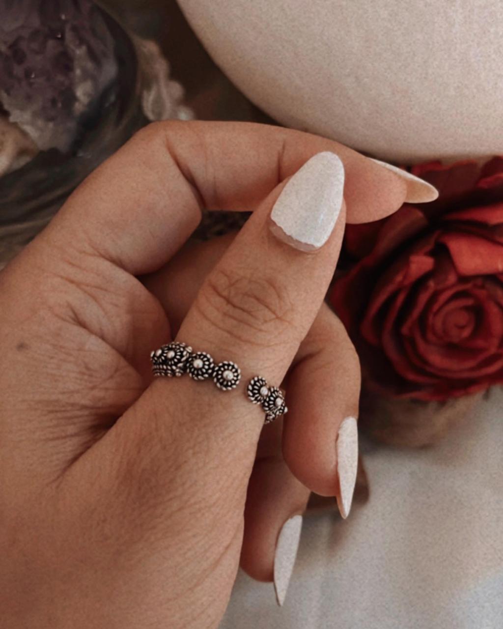 Tribal Braided & Balinese Stack Set 925 Sterling Silver Ring