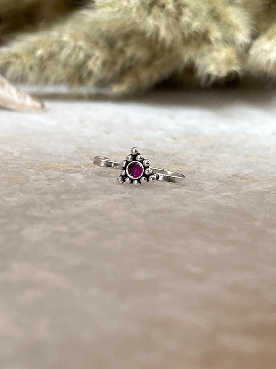 Pink Rawa Nose / Helix 925 Sterling Silver Clip On