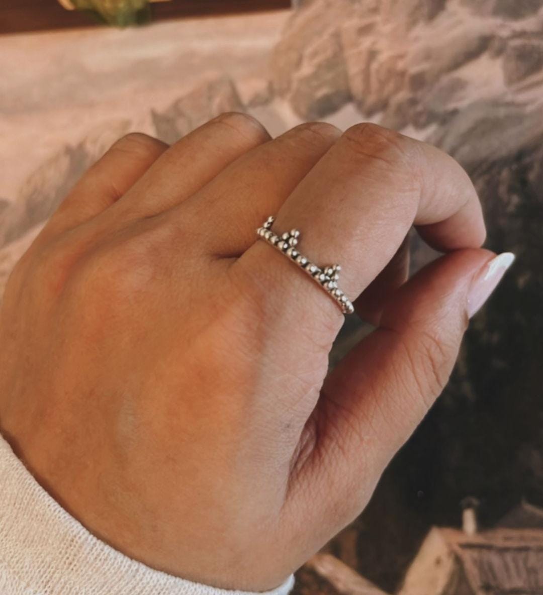 Teekona Band Stackable Ring
