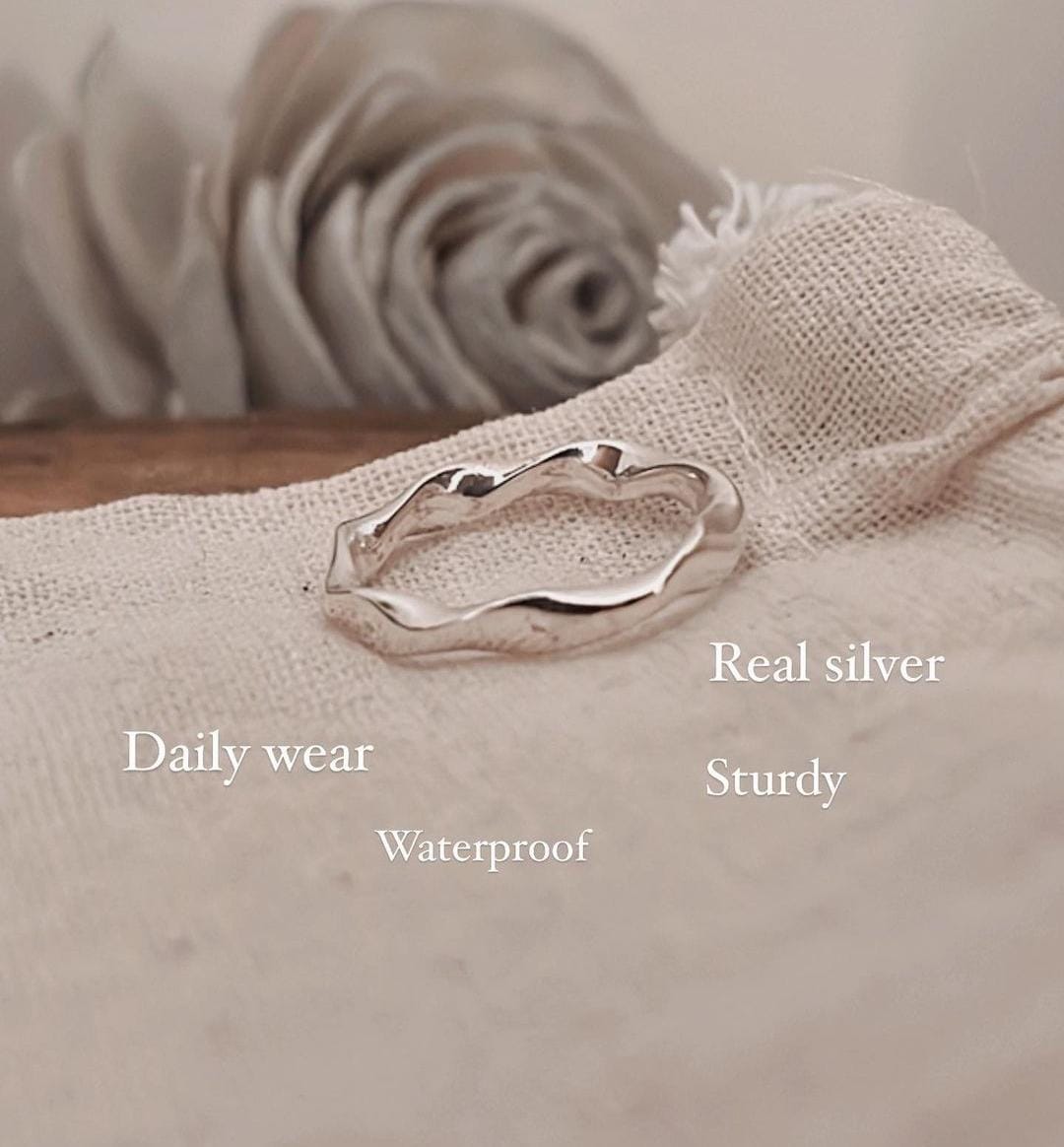 Sculpture Silver Ring