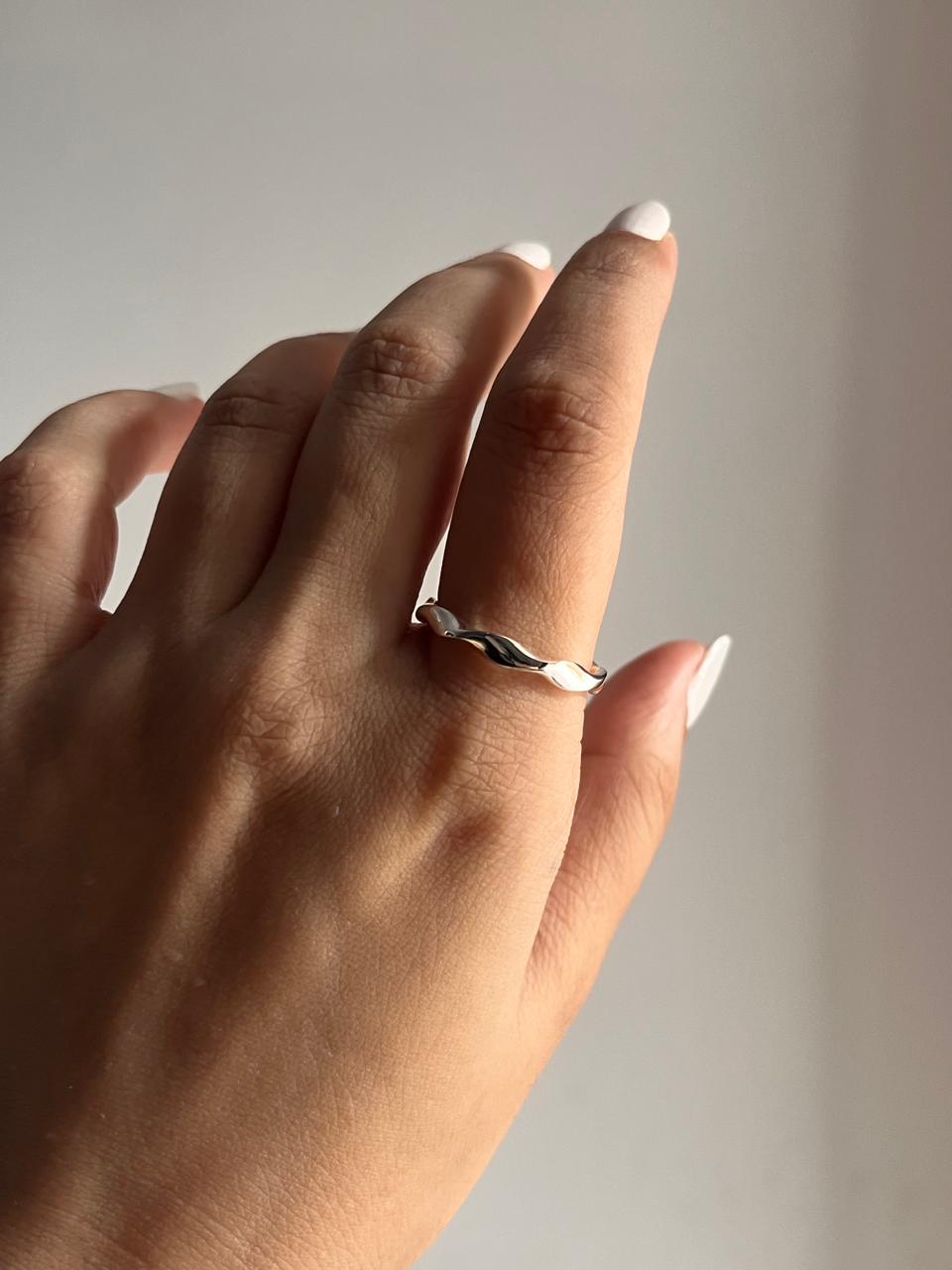 Sculpture Silver Ring