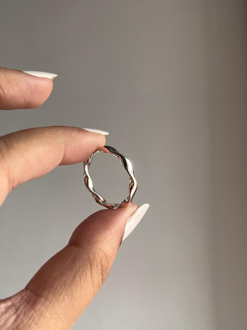 Sculpture Silver Ring
