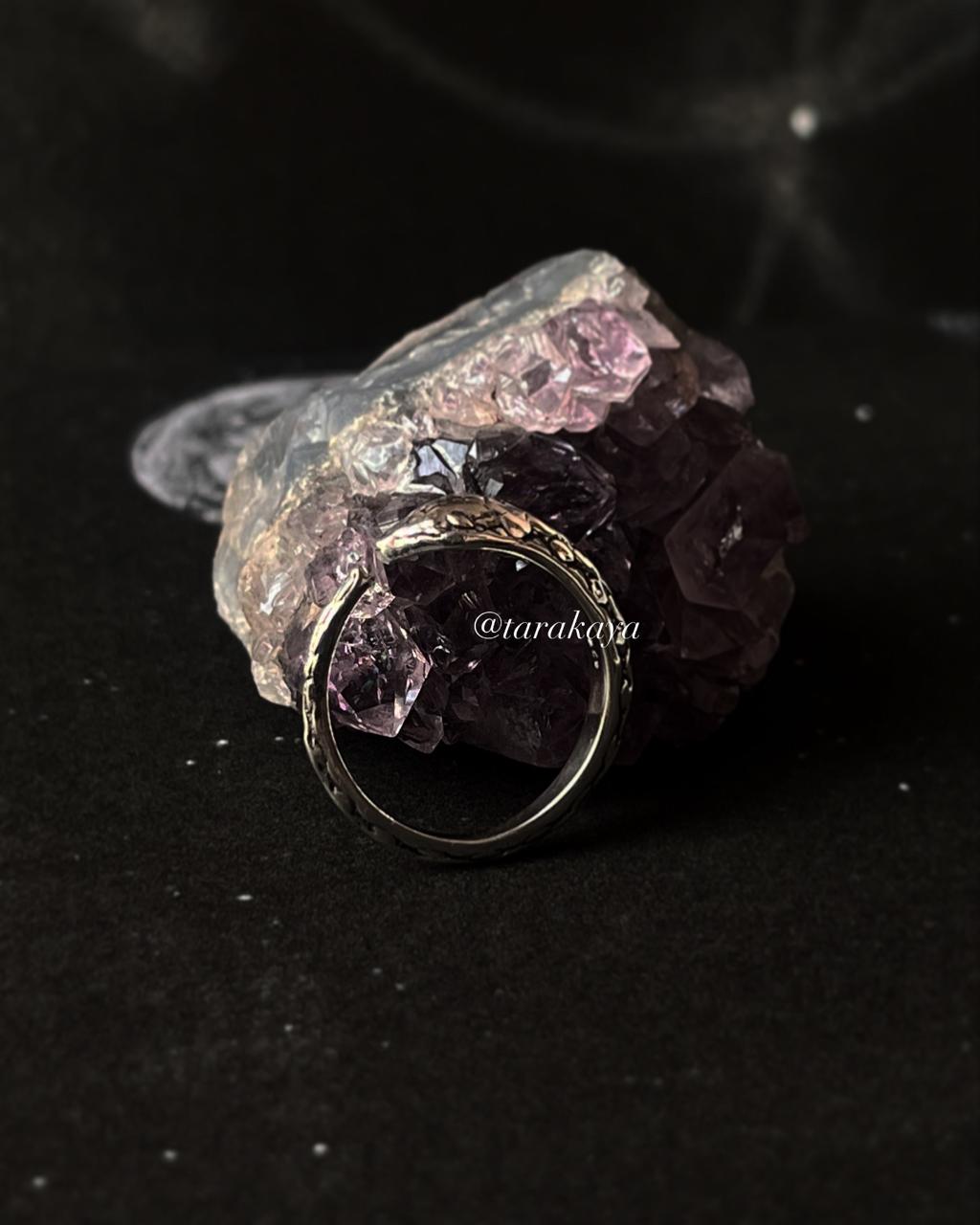 925 Silver Sacred Serpent Adjustable Ring - Elegant Snake-Inspired Design