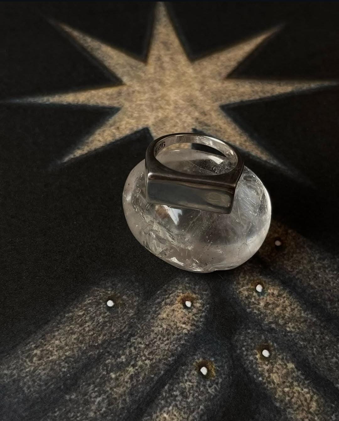 Timeless Plain 925 Silver Signet Ring for All Occasions