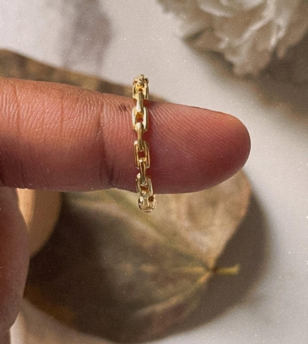 Simple Gold Vermeil Stackable Ring