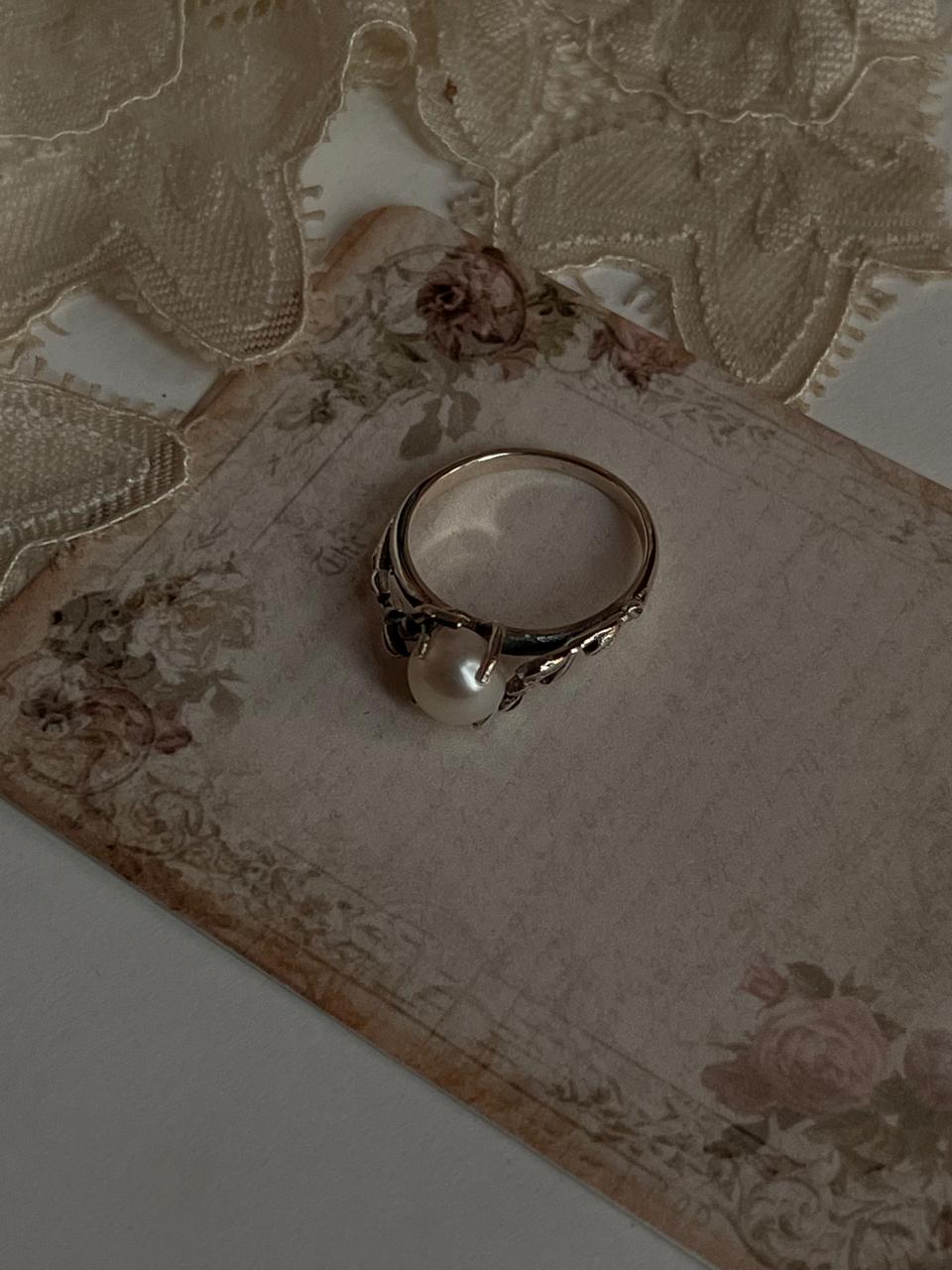Forest Fresh Water Pearl 925 Sterling Silver Ring