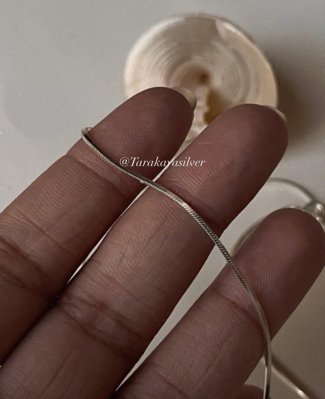 Sleek Flat Snake 925 Sterling Silver Chain
