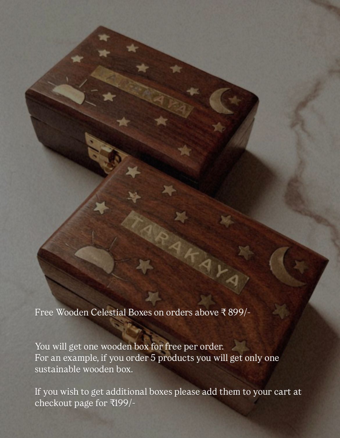luxury wooden box for packaging