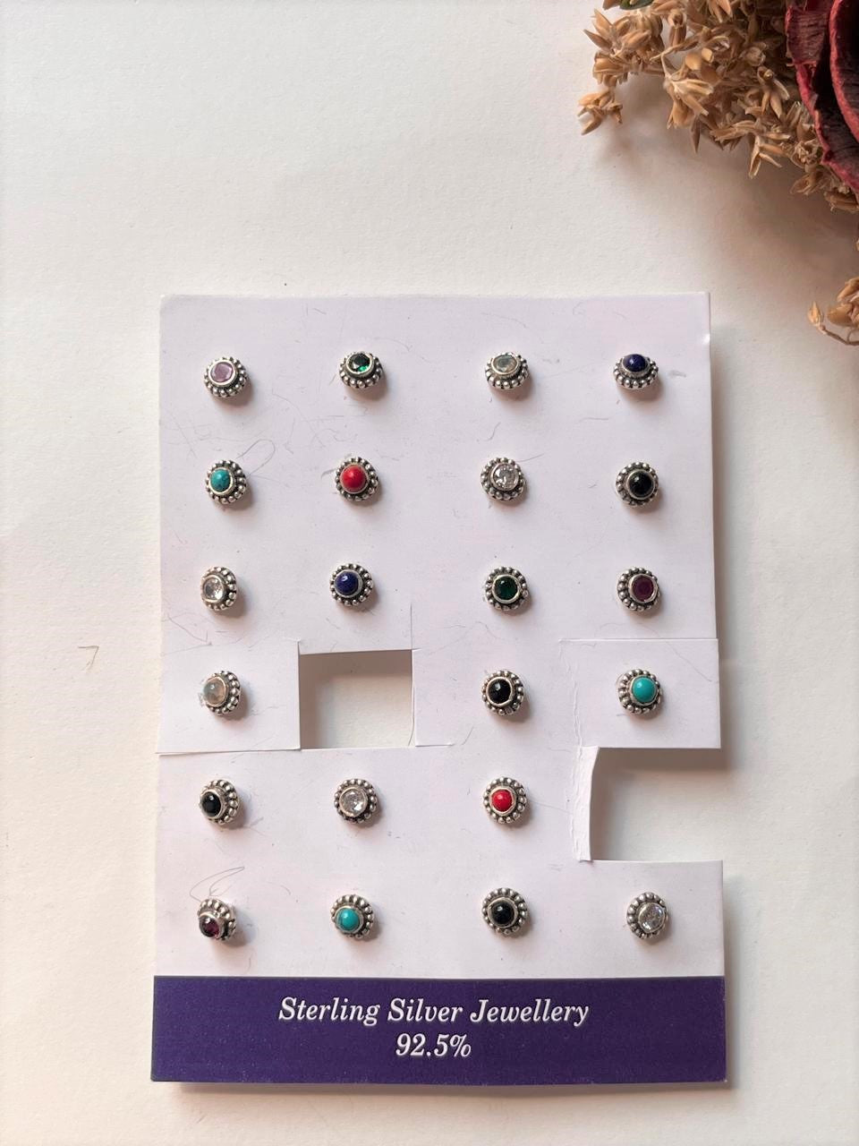 Tribal Rawa Silver Nose Pin with South Screw Back Closure