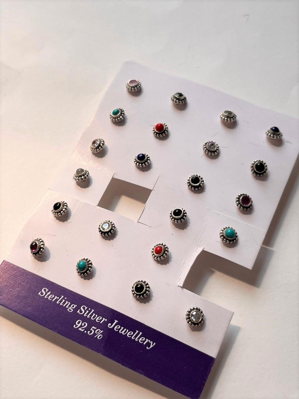 Tribal Rawa Design Nose Pin in 925 Silver