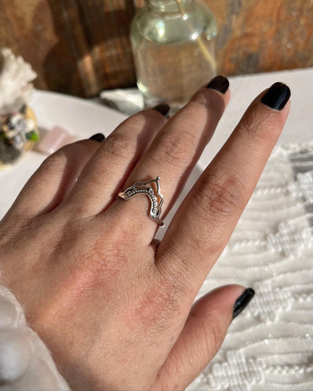 Boho Crown Stack 925 Sterling Silver Ring