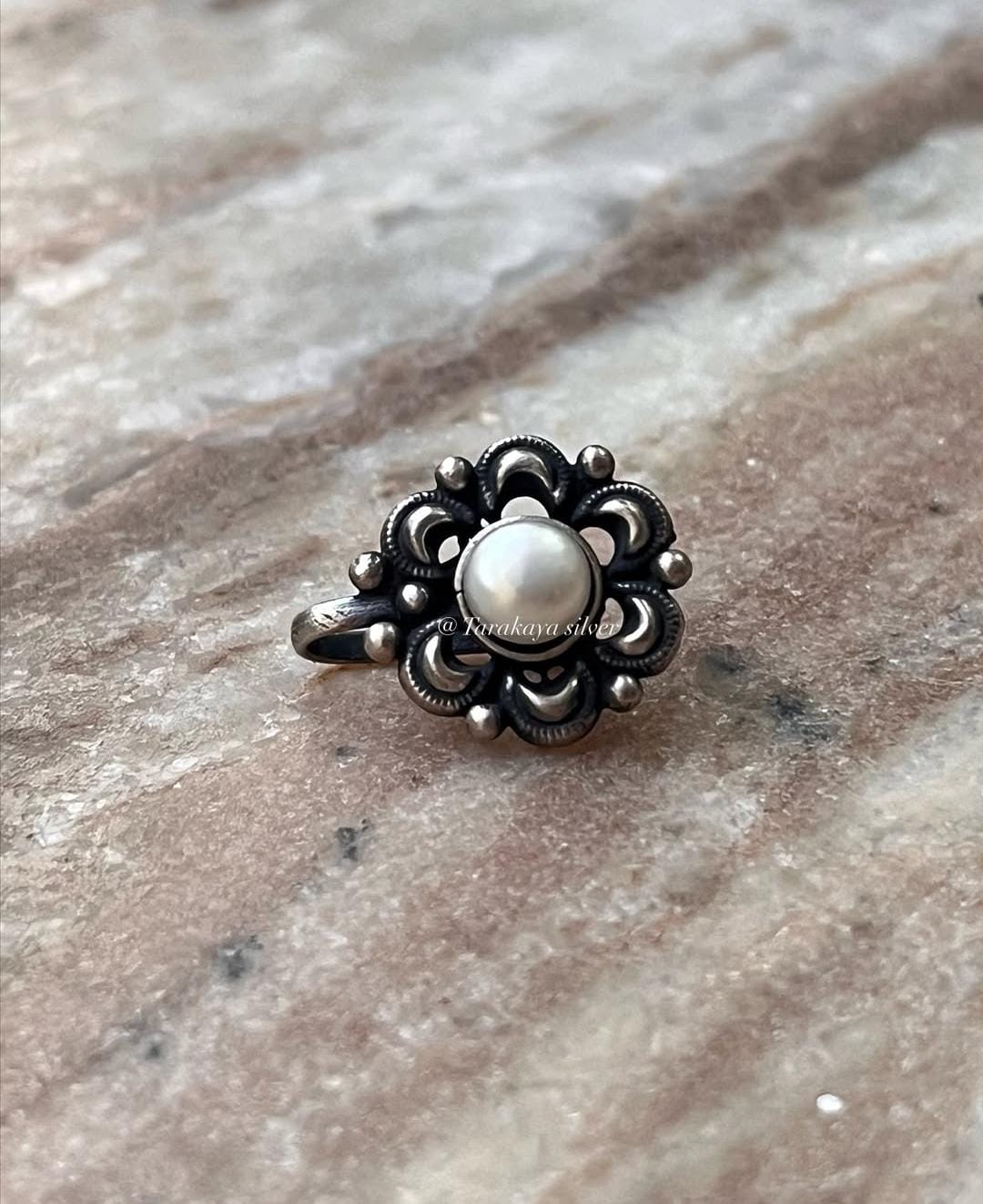 Bugadi Pearl Clip On Handcrafted Sterling Silver 925 Helix Ear Cuffs