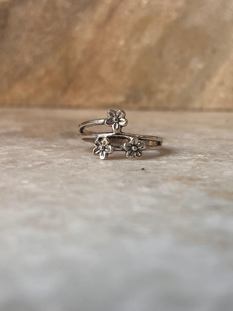 Cherry Blossom 925 Sterling Silver Ring