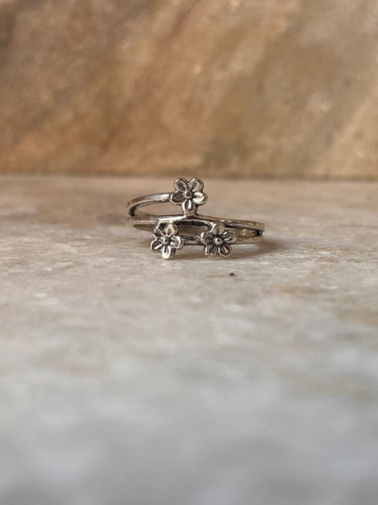 Cherry Blossom 925 Sterling Silver Ring