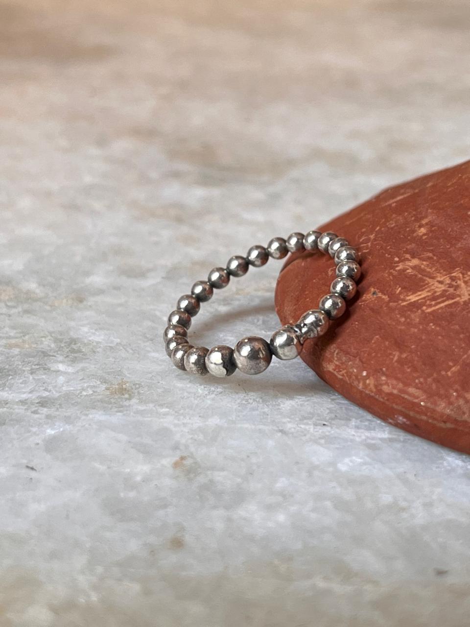 Dots Of The Tribe 925 Sterling Silver Ring