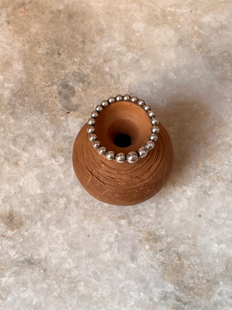 Dots Of The Tribe 925 Sterling Silver Ring