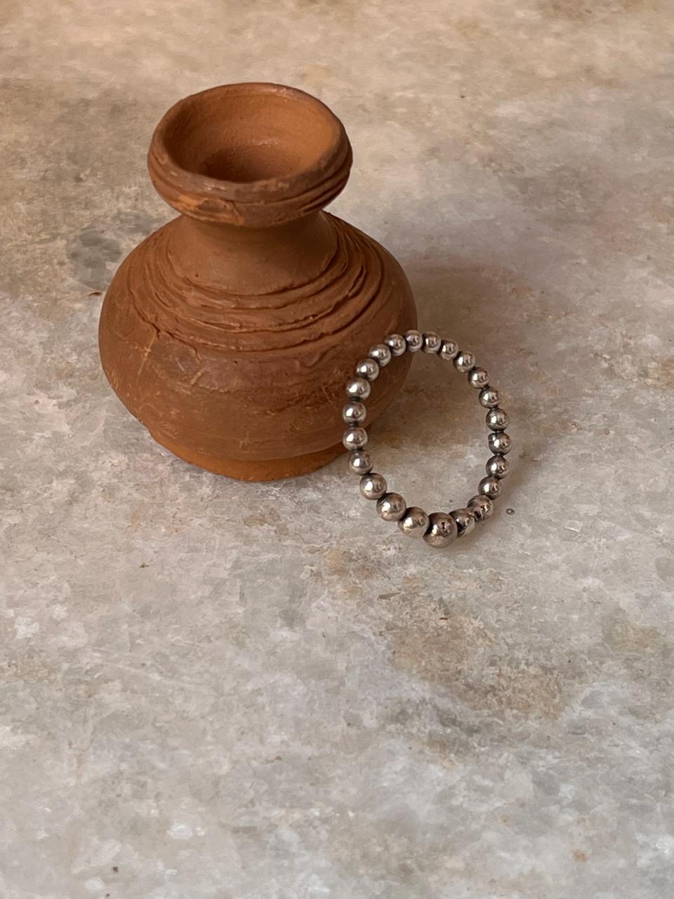 Dots Of The Tribe 925 Sterling Silver Ring