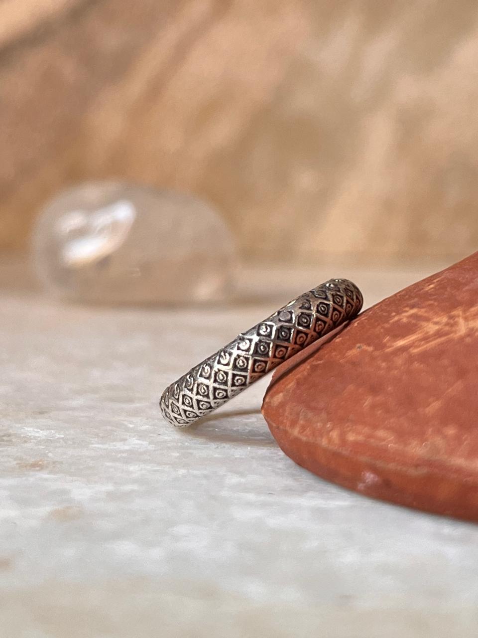 Snake / Serpent Aura Band 925 Sterling Silver Ring