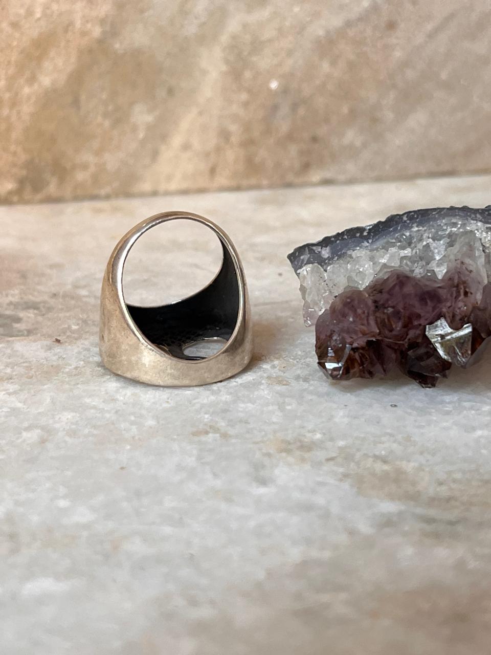 Symbolic Tree of Life ring made in 925 sterling silver